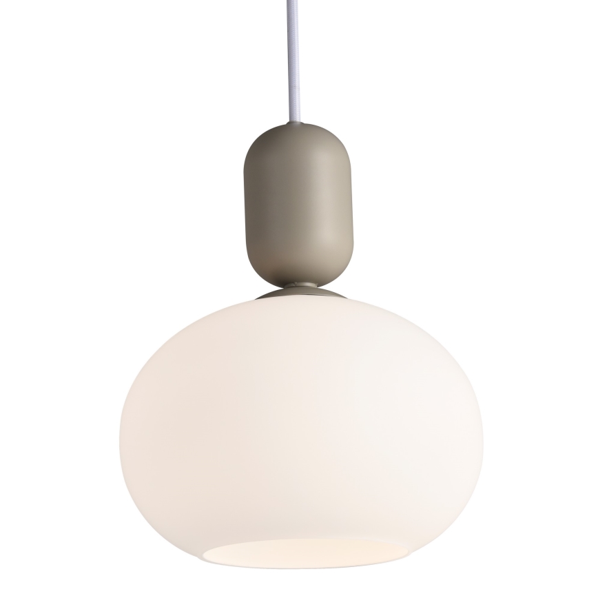 Nordlux - Lustra ar auklu NOTTI 1xE27/40W/230V pelēka