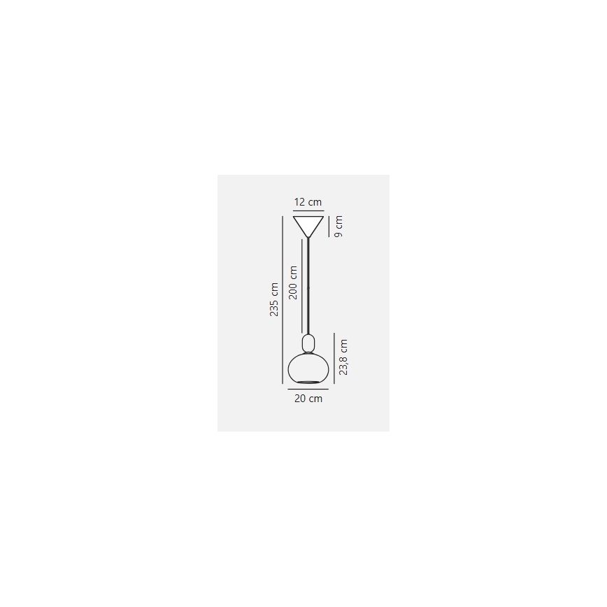 Nordlux - Lustra ar auklu NOTTI 1xE27/40W/230V pelēka