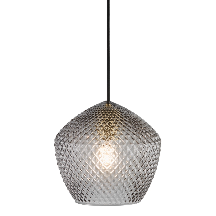 Nordlux - Lustra ar auklu ORBIFORM 1xE27/40W/230V melna/pelēka