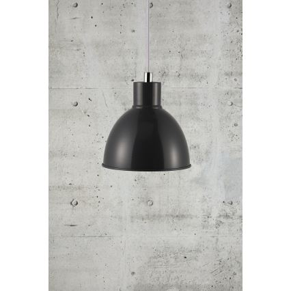 Nordlux - Lustra ar auklu POP 1xE27/40W/230V antracīta