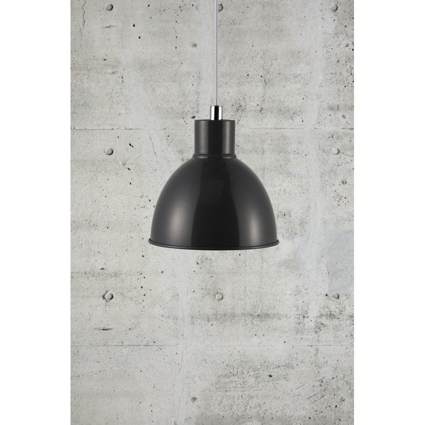 Nordlux - Lustra ar auklu POP 1xE27/40W/230V antracīta