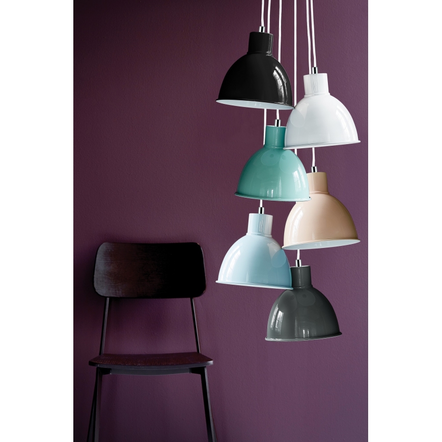 Nordlux - Lustra ar auklu POP 1xE27/40W/230V antracīta