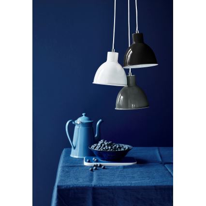 Nordlux - Lustra ar auklu POP 1xE27/40W/230V antracīta