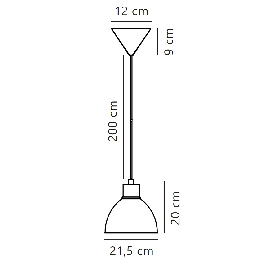 Nordlux - Lustra ar auklu POP 1xE27/40W/230V bēša