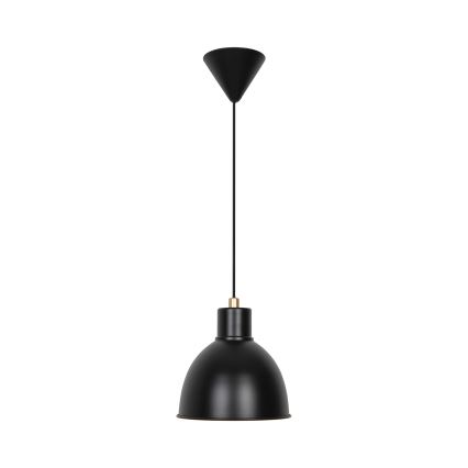 Nordlux - Lustra ar auklu POP 1xE27/40W/230V melna/zelta