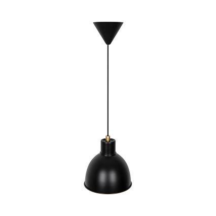 Nordlux - Lustra ar auklu POP 1xE27/40W/230V melna/zelta
