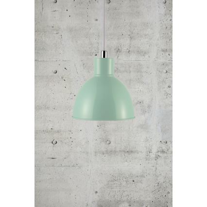 Nordlux - Lustra ar auklu POP 1xE27/40W/230V piparmētru krāsa
