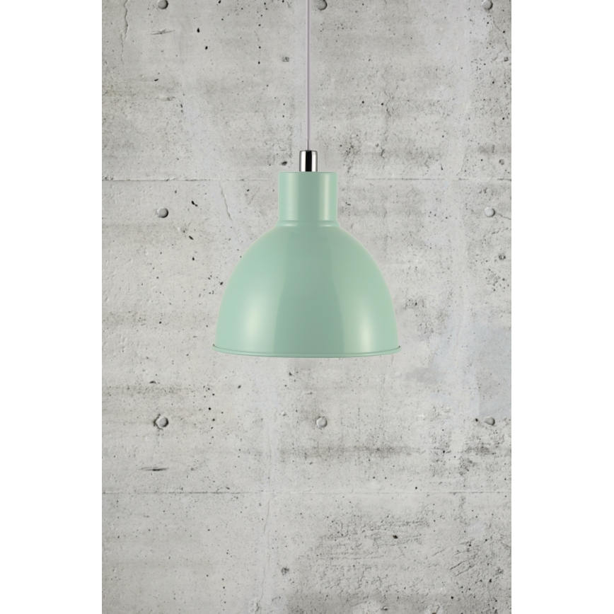 Nordlux - Lustra ar auklu POP 1xE27/40W/230V piparmētru krāsa
