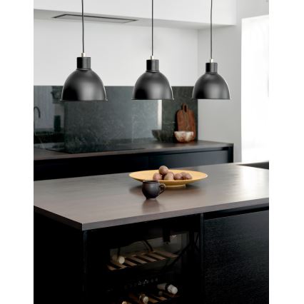 Nordlux - Lustra ar auklu POP 3xE27/40W/230V melna/zelta