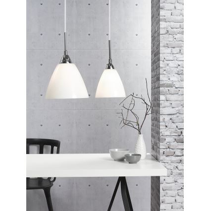 Nordlux - Lustra ar auklu READ 1xE14/40W/230V spīdīgi hromēts