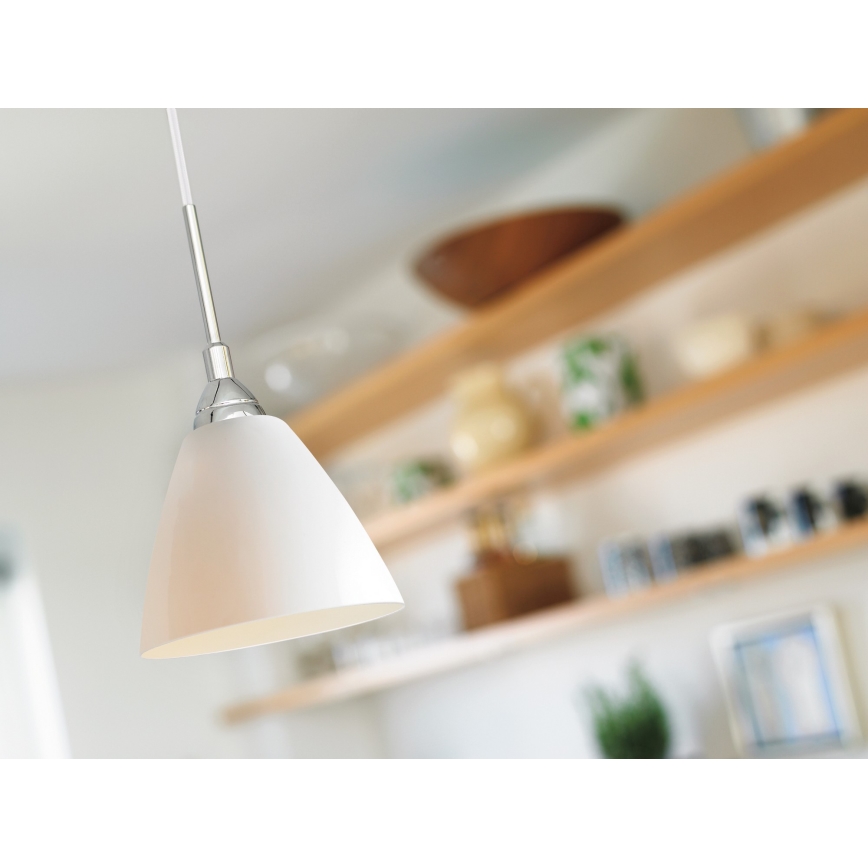 Nordlux - Lustra ar auklu READ 1xE14/40W/230V spīdīgi hromēts