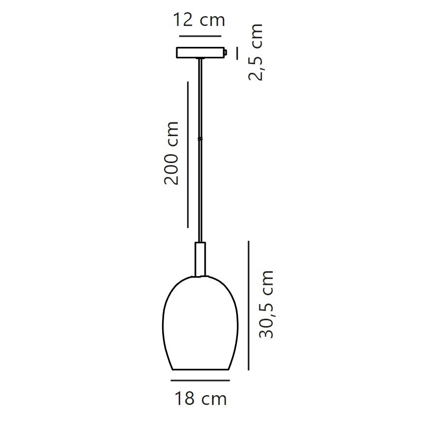 Nordlux - Lustra ar auklu UMA 1xE27/40W/230V