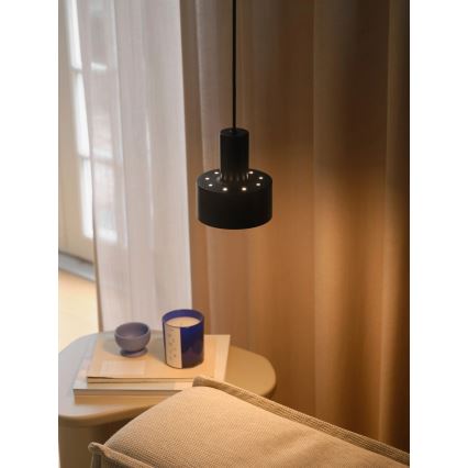 Nordlux - Lustra MATIS 1xE27/40W/230V melna