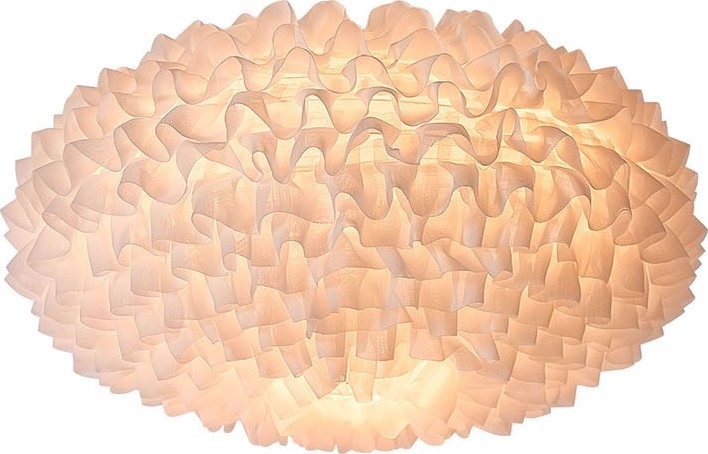 Nordlux - Lustras abažūrs VILLO E27 d. 30 cm balta