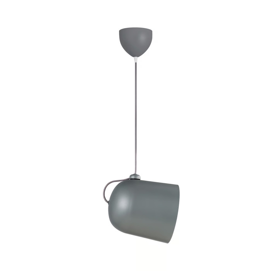 Nordlux - Pakaramā lampa ar kabeli ANGLE 1xE27/25W/230V pelēka