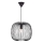Nordlux - Pakaramā lampa ar kabeli BERONI 1xE27/60W/230V melna Ø 40 cm
