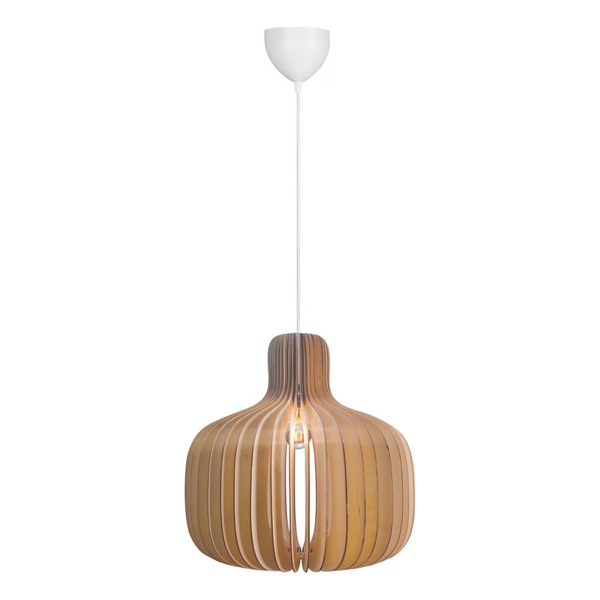 Nordlux - Pakaramā lampa ar vadu HAZO 1xE27/60W/230V bēša