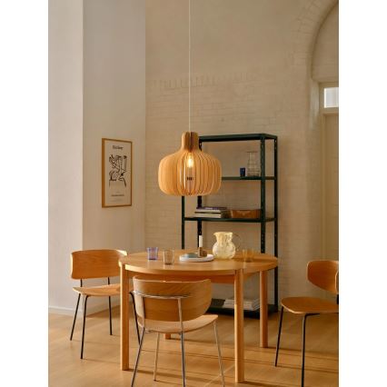 Nordlux - Pakaramā lampa ar vadu HAZO 1xE27/60W/230V bēša