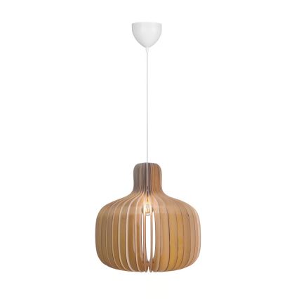 Nordlux - Pakaramā lampa ar vadu HAZO 1xE27/60W/230V bēša