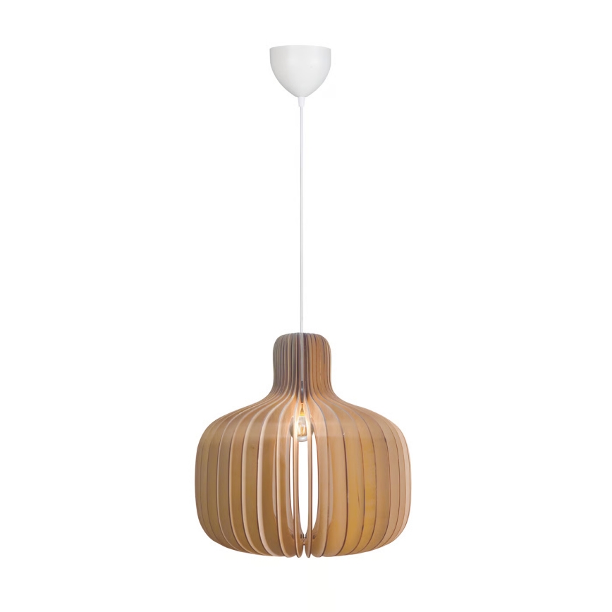Nordlux - Pakaramā lampa ar vadu HAZO 1xE27/60W/230V bēša