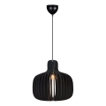 Nordlux - Pakaramā lampa HAZO 1xE27/60W/230V melna
