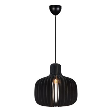 Nordlux - Pakaramā lampa HAZO 1xE27/60W/230V melna