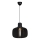 Nordlux - Pakaramā lampa HAZO 1xE27/60W/230V melna