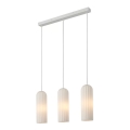 Nordlux - pakaramā lampa uz kabeļa MIELLA 3xE27/25W/230V balta