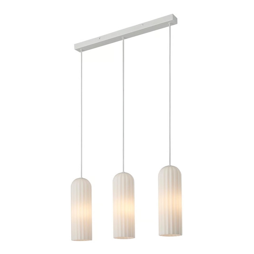 Nordlux - pakaramā lampa uz kabeļa MIELLA 3xE27/25W/230V balta