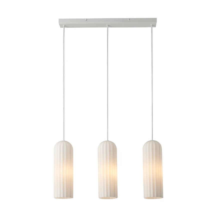 Nordlux - pakaramā lampa uz kabeļa MIELLA 3xE27/25W/230V balta
