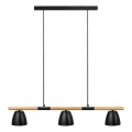 Nordlux - Pakaramā lustra uz kabeļa THEO 3xGU10/35W/230V