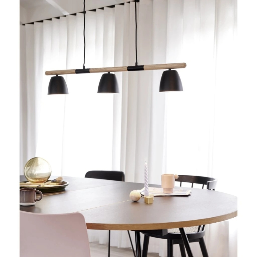 Nordlux - Pakaramā lustra uz kabeļa THEO 3xGU10/35W/230V