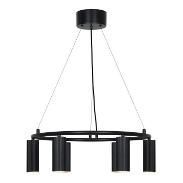 Nordlux - Pakaramā lustra VICO ar vadu 6xGU10/5W/230V melna