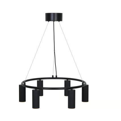 Nordlux - Pakaramā lustra VICO ar vadu 6xGU10/5W/230V melna