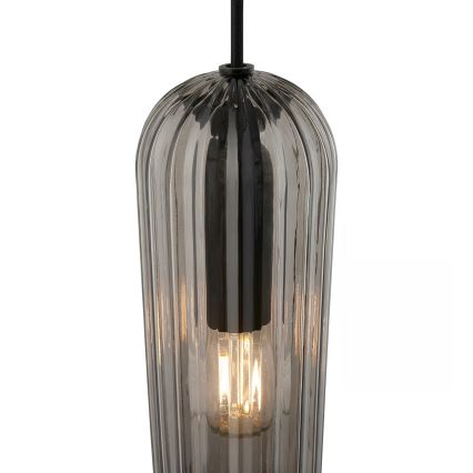 Nordlux - pakaramais gaismeklis uz vada MIELLA 1xE27/25W/230V dūmakains