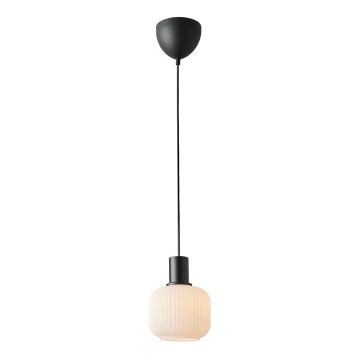 Nordlux - Pakaramais gaismeklis uz vada MILFORD 1xE27/40W/230V melns