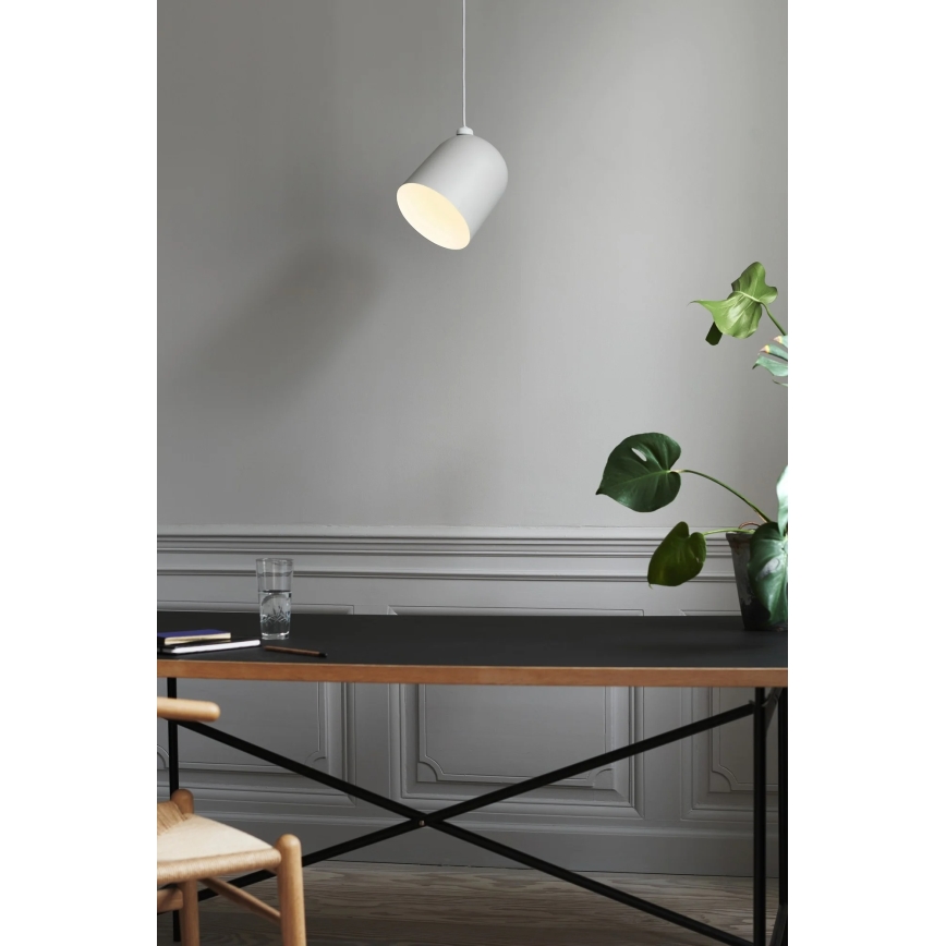 Nordlux - Piekaramā lampa ANGLE uz vada 1xE27/25W/230V balta