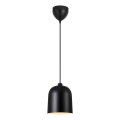 Nordlux - Piekaramā lampa uz vada ANGLE 1xE27/25W/230V melna