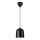 Nordlux - Piekaramā lampa uz vada ANGLE 1xE27/25W/230V melna