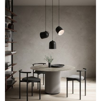 Nordlux - Piekaramā lampa uz vada ANGLE 1xE27/25W/230V melna