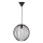 Nordlux - Piekaramā lustra BERONI ar vadu 1xE27/60W/230V melna