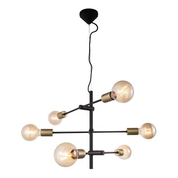 Nordlux - piekaramā lustra uz kabeļa JOSEFINE 6xE27/25W/230V