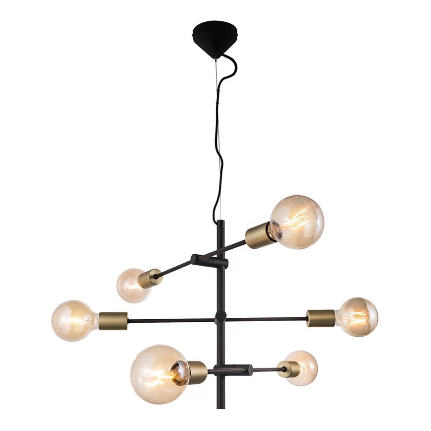 Nordlux - piekaramā lustra uz kabeļa JOSEFINE 6xE27/25W/230V