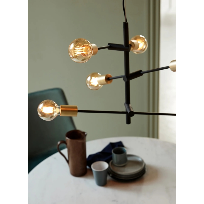 Nordlux - piekaramā lustra uz kabeļa JOSEFINE 6xE27/25W/230V