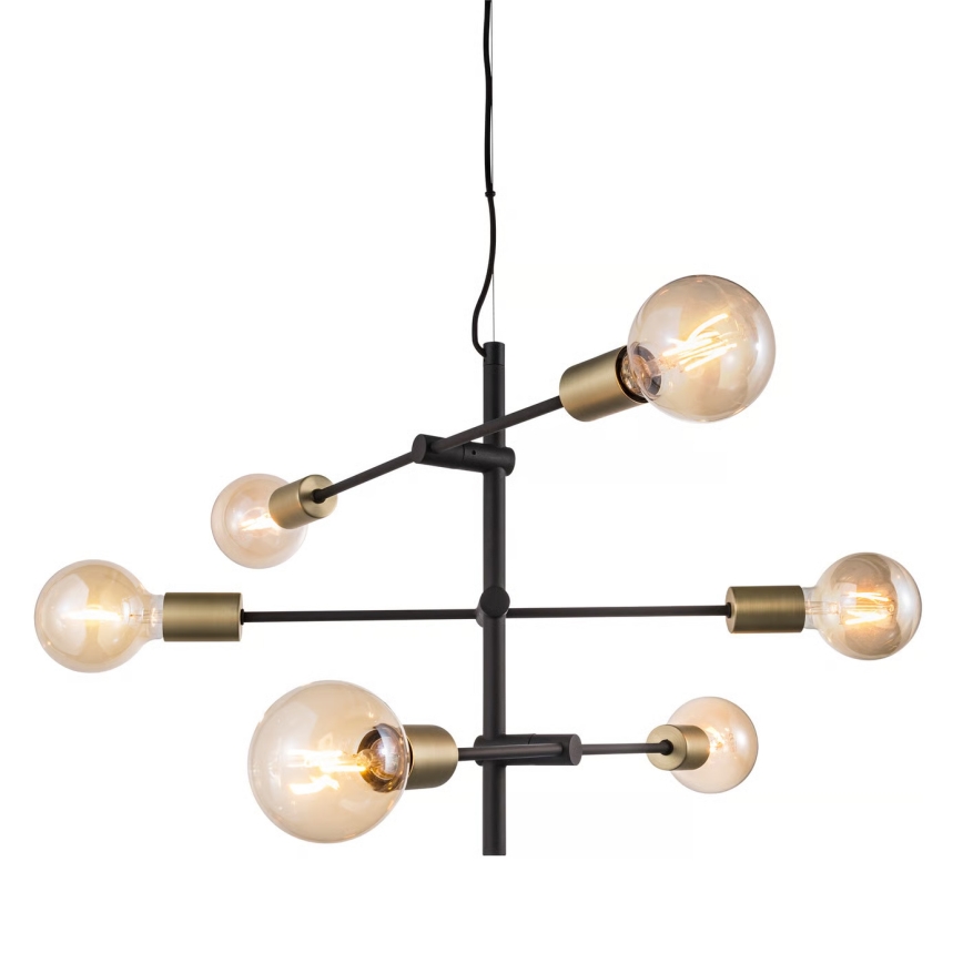 Nordlux - piekaramā lustra uz kabeļa JOSEFINE 6xE27/25W/230V