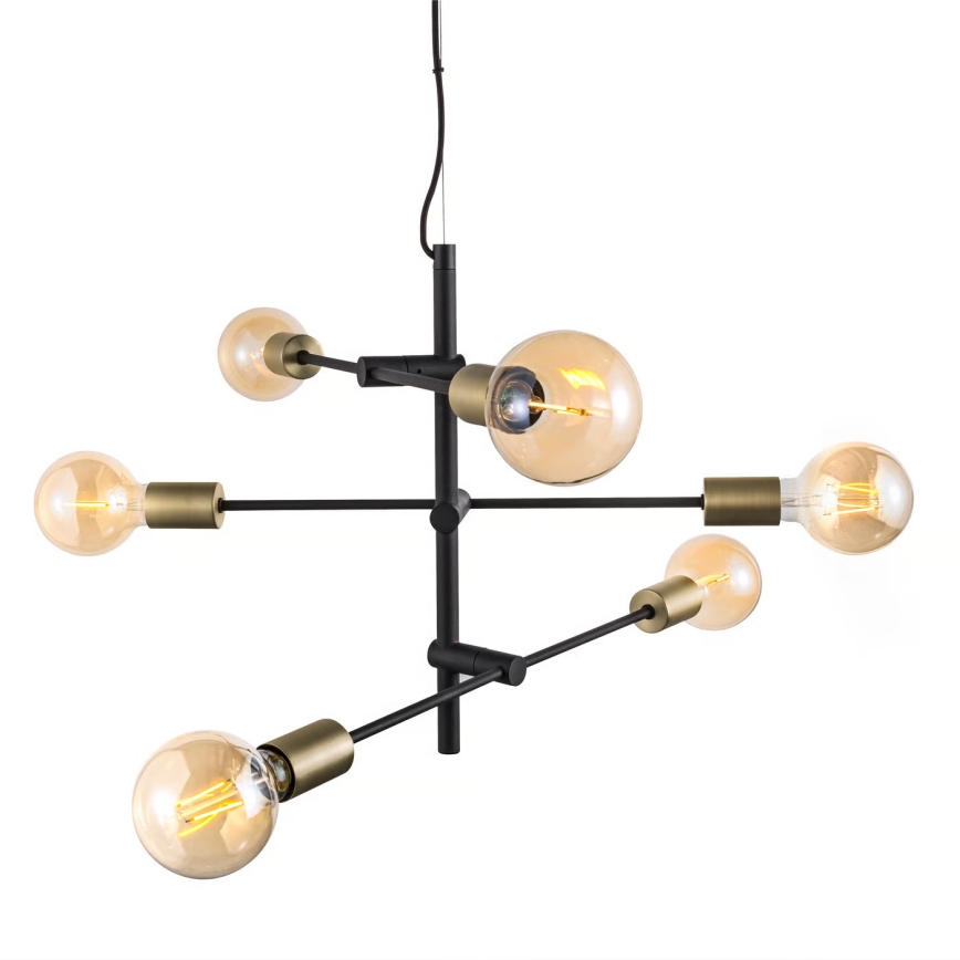 Nordlux - piekaramā lustra uz kabeļa JOSEFINE 6xE27/25W/230V