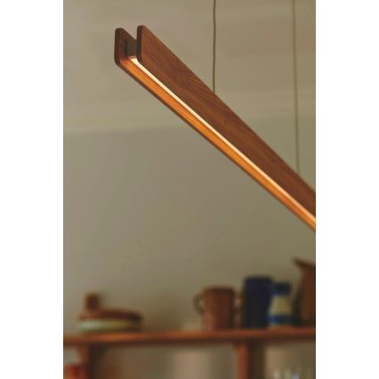 Nordlux - LED ar regulējamu spilgtumu piekaramā lustra uz troses ILGAS LED/47W/230V 3000K bēšs/balts/osis 115 cm