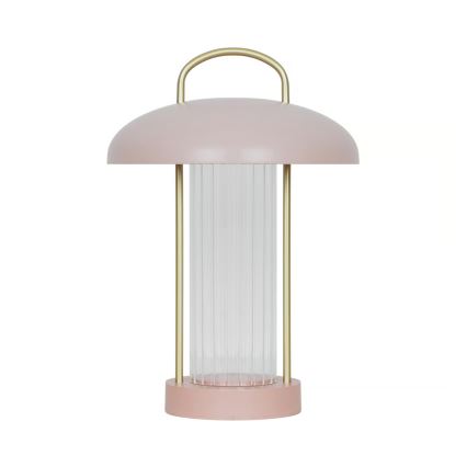 Nordlux - LED regulējama, uzlādējama, skārienvadāma galda lampa MIRANO LED/3W/3,7V rozā