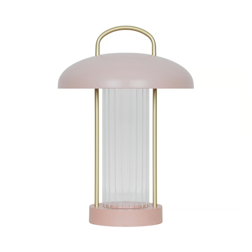 Nordlux - LED regulējama, uzlādējama, skārienvadāma galda lampa MIRANO LED/3W/3,7V rozā