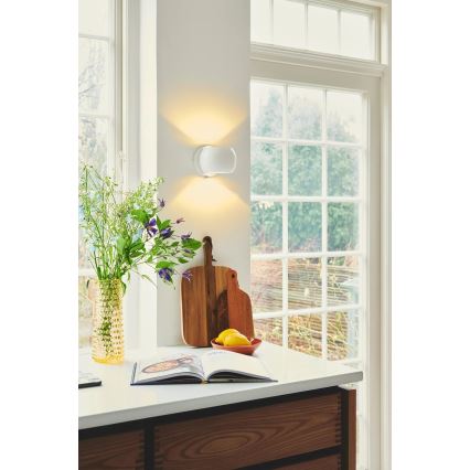 Nordlux - Regulējama sienas Starmetis BELIR 1xG9/5W/230V balta